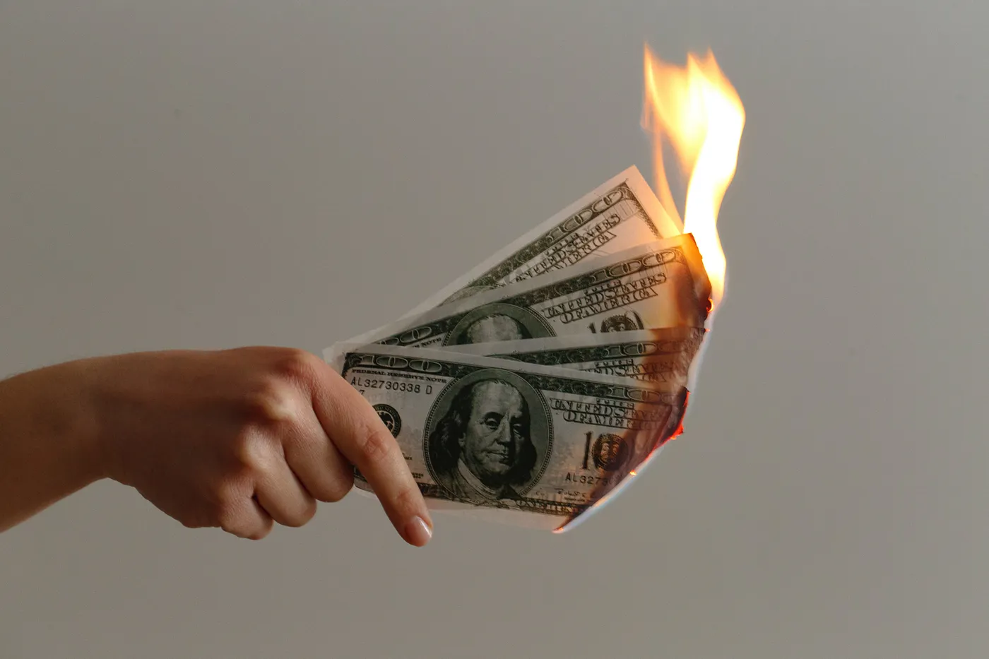 Cash burning