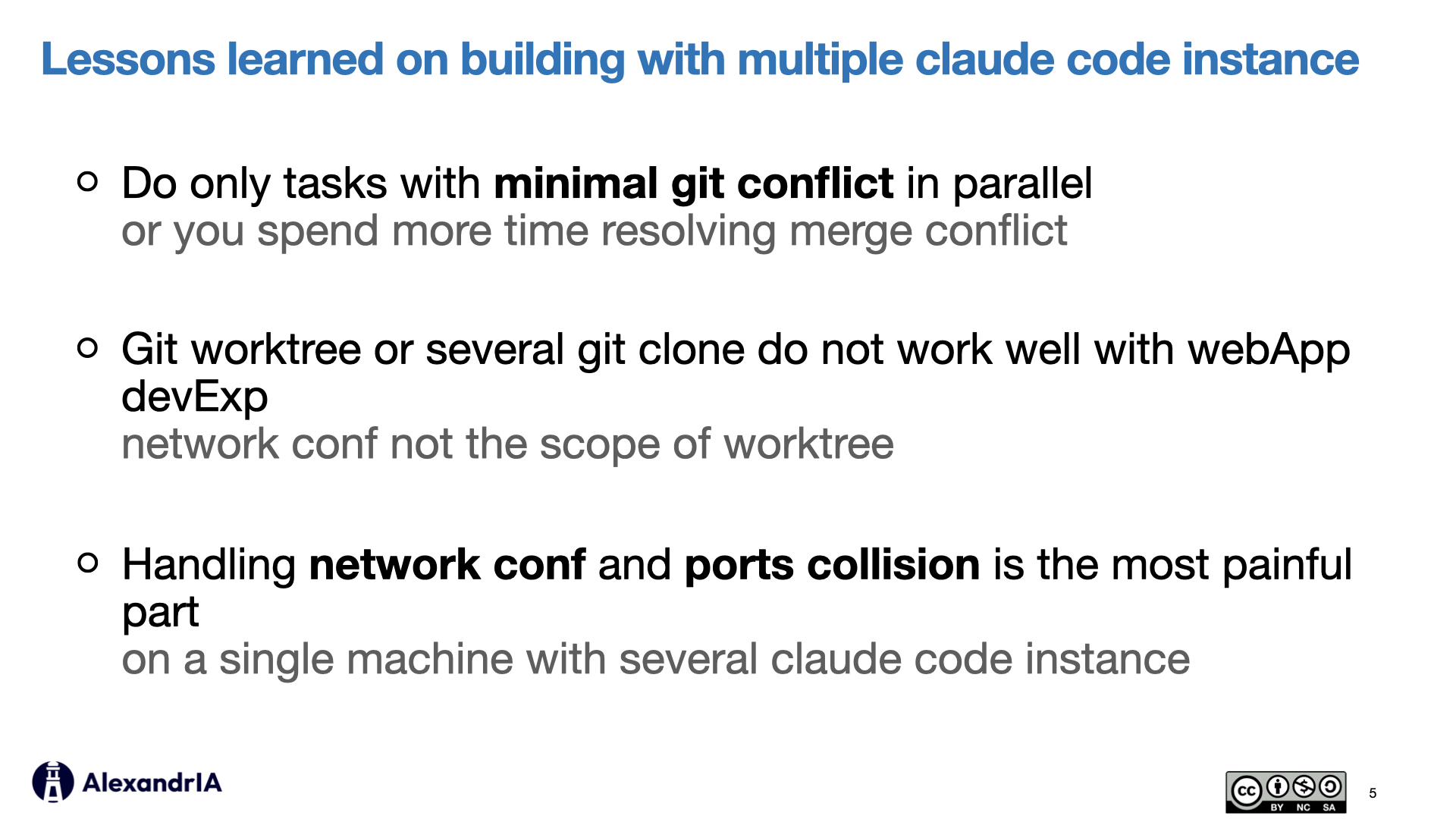 Lessons learned on building with multiple Claude Code instances