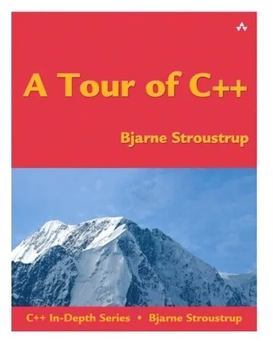Book cover of A Tour of C++.