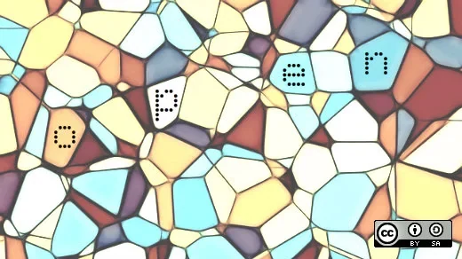 A mosaic of colorful interlocking shapes