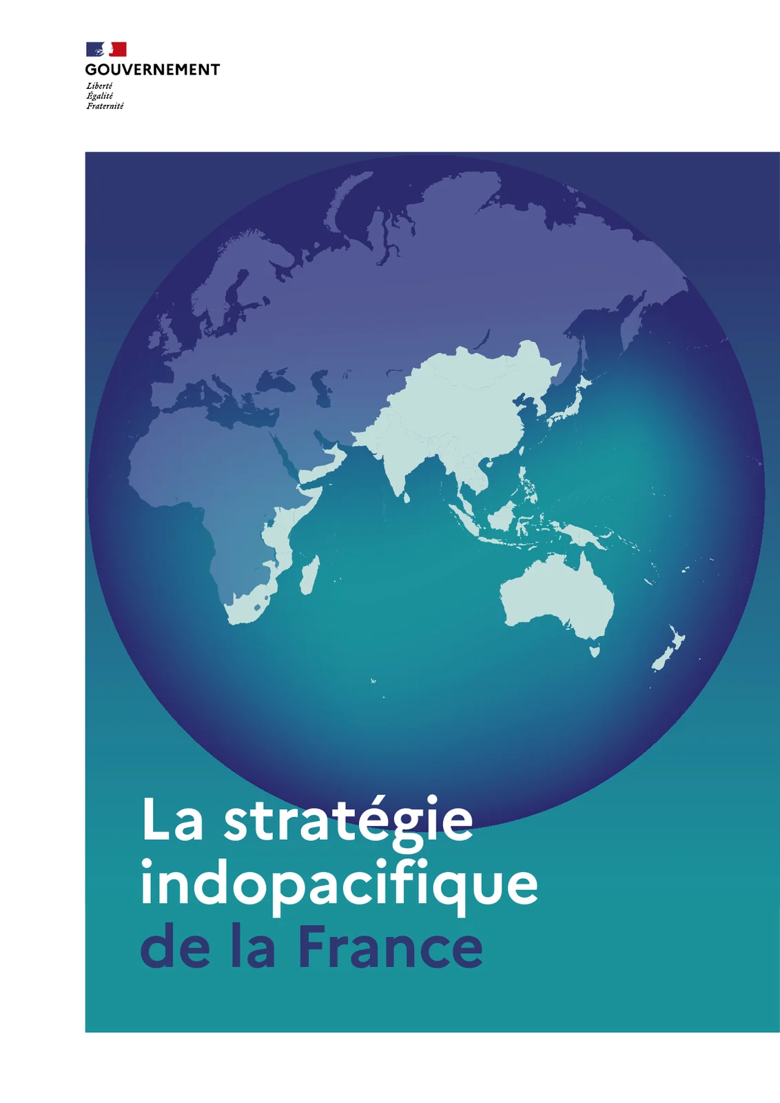 First page of La stratégie indopacifique de la France.
