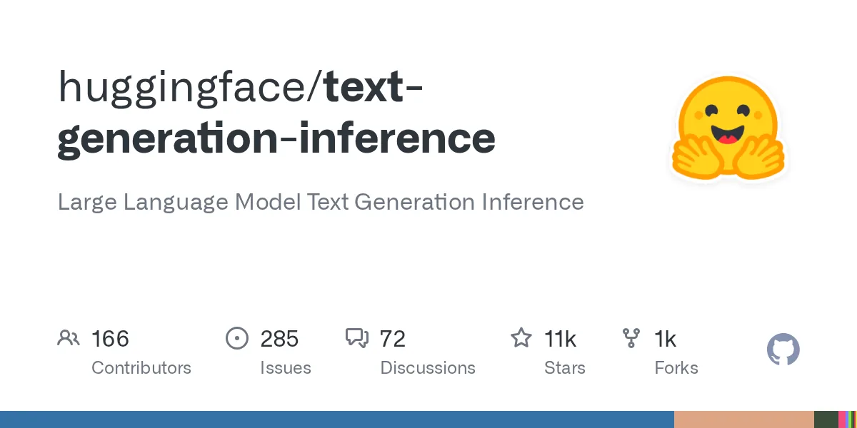 Preview of huggingface/text-generation-inference.