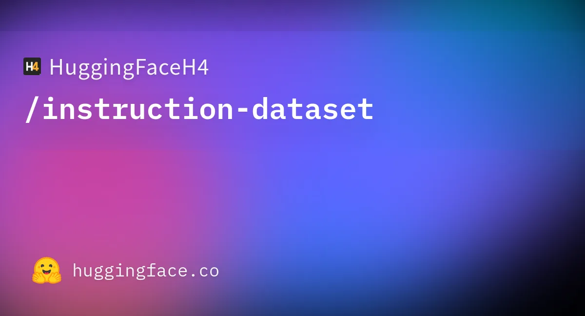 Preview of HuggingFaceH4/instruction-dataset.