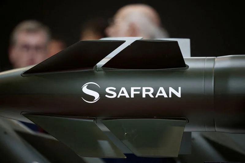 Safran equipment at the Eurosatory defence event, from the Reuters article.