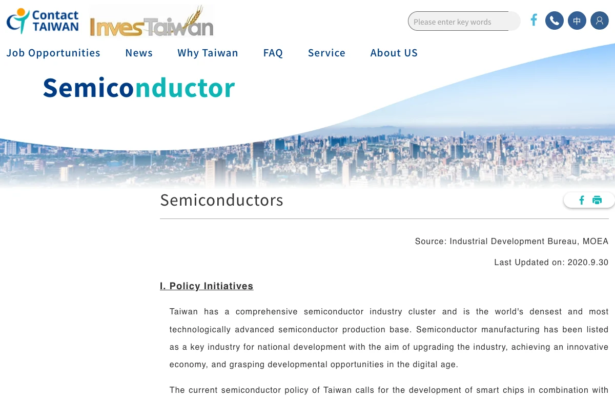 Screenshot of Semiconductors