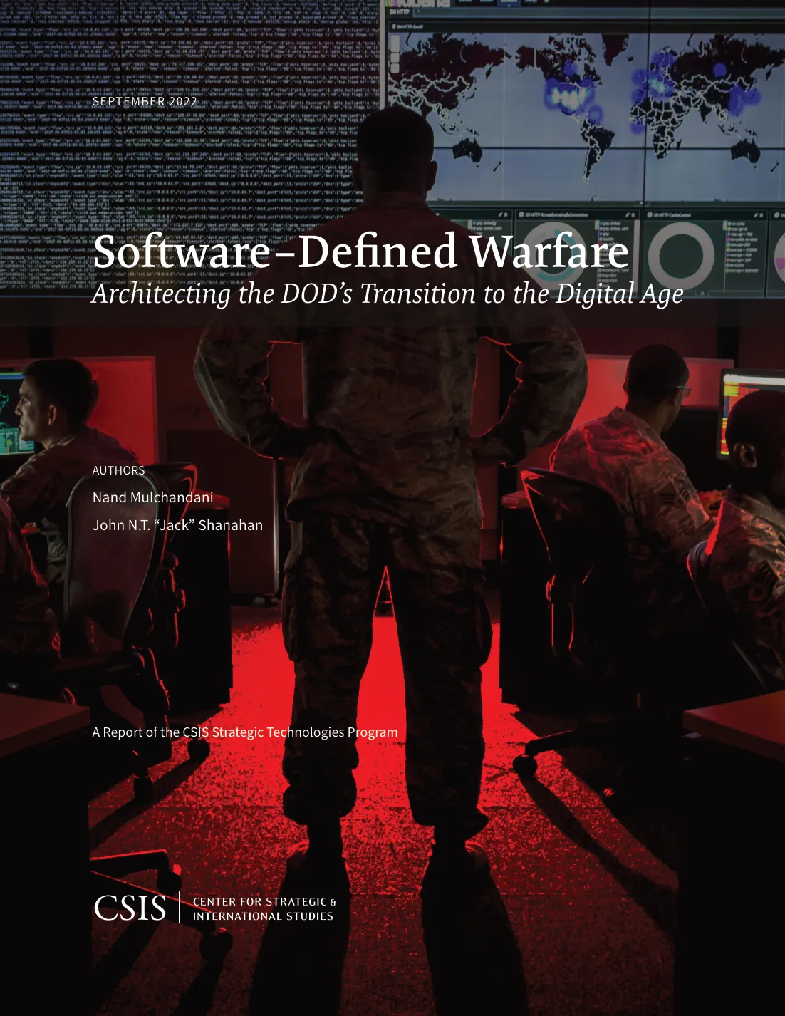 First page of Software–Defined Warfare: Architecting the DOD’s Transition to the Digital Age.