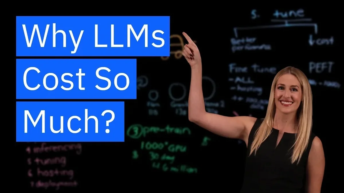 Video thumbnail for What Makes Large Language Models Expensive?.