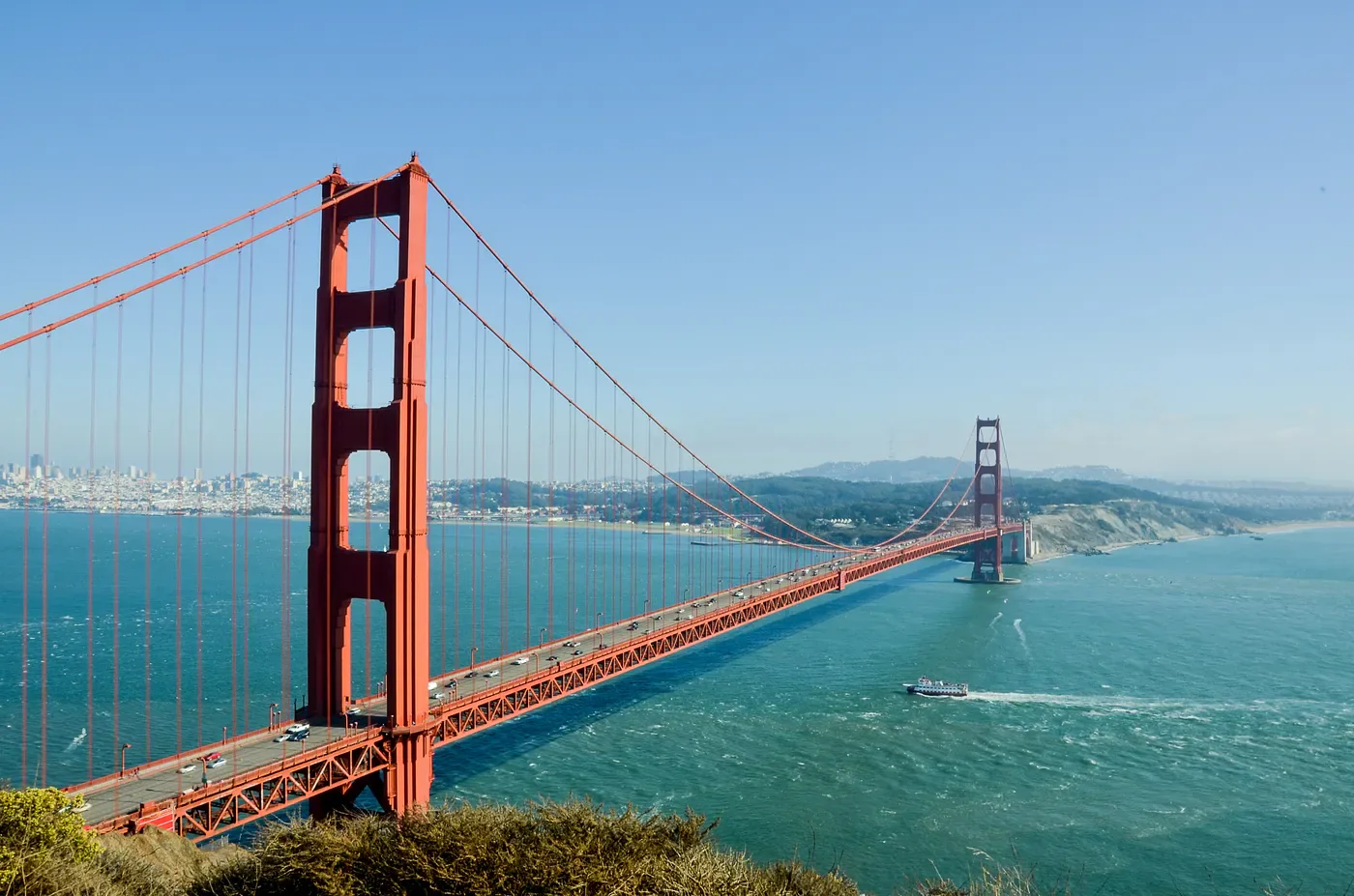 San Francisco bay area — golden gate bridge — SF — the epicenter of tech life in 2015